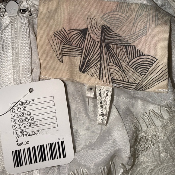NWT Free People - White Lace Dress - Picture 2 of 5